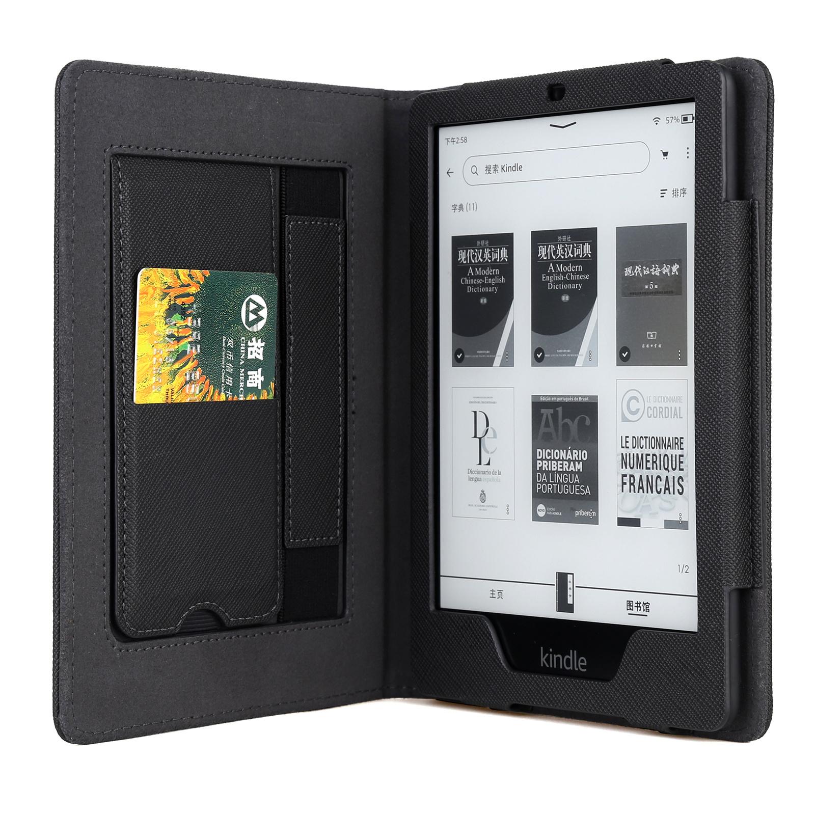 Stand case For All- New kindle paperwhite 5 Smart cover for kindle paperwhite signature edition 2021 with hand strap