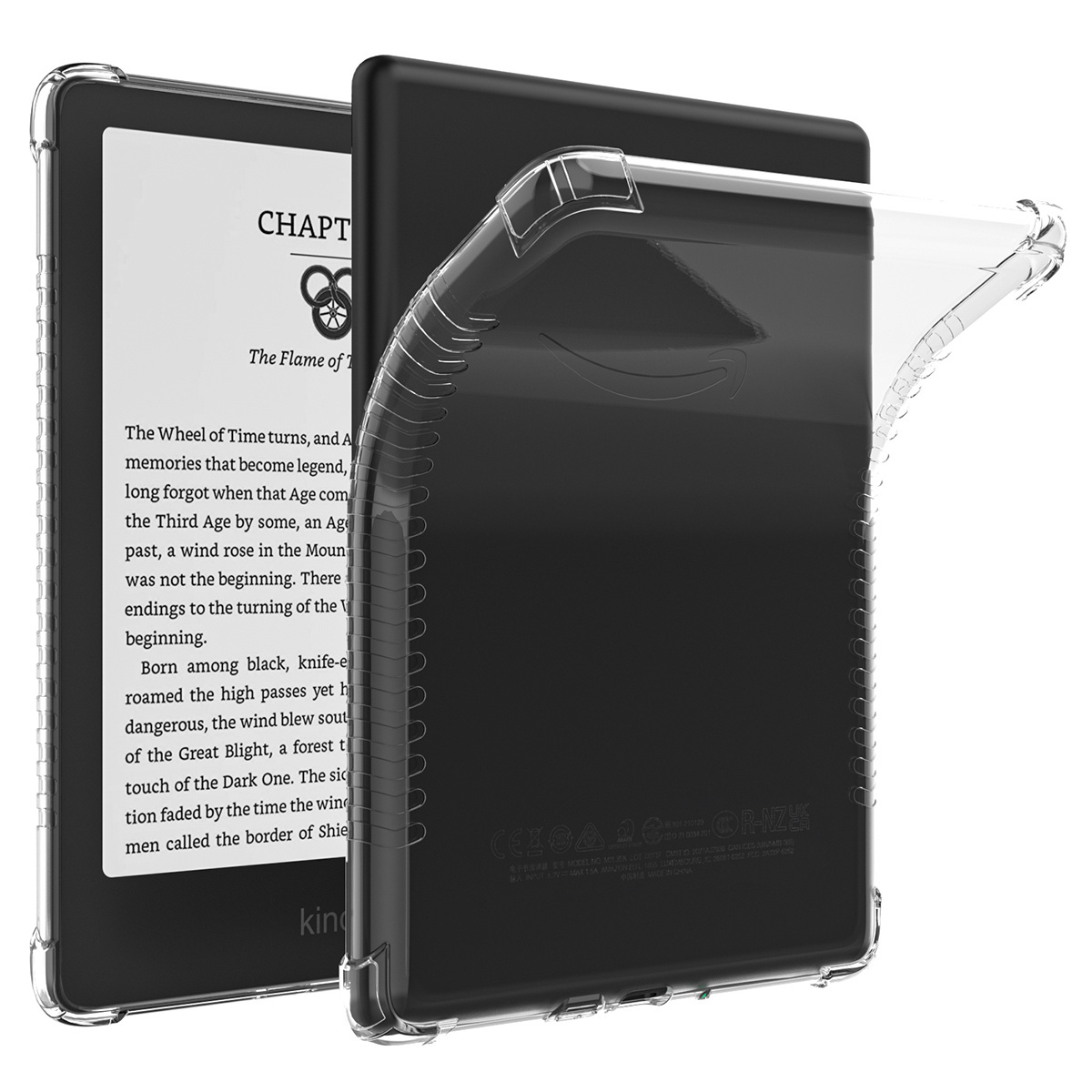 Case For  amazon kindle paperwhite 5 11th Shockproof Impact Resistant Flexible Soft Transparent Clear TPU Protective Shell