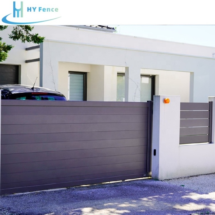 Customized Black Aluminum Art Metal Fence Panel Privacy Fence Aluminum Steel Garden Fence