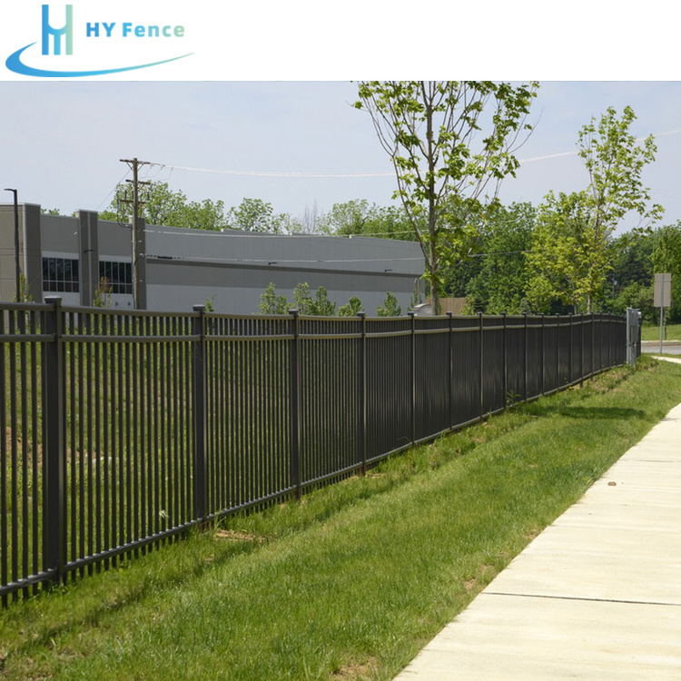 Privacy Garden Fence Aluminum Metal Picket Ornamental Steel Fence Wrought Iron Fence Panel