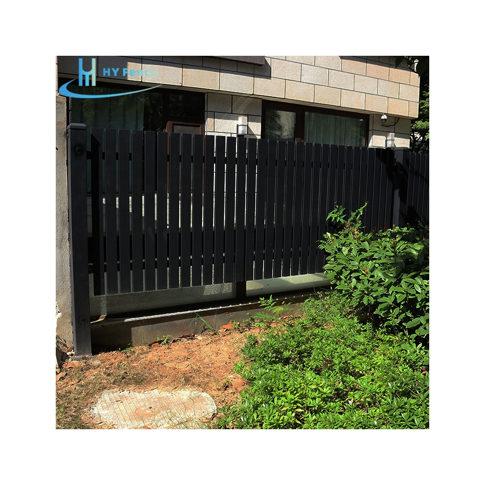 Factory direct supply aluminum shutter fence privacy aluminum fence profile slat fence