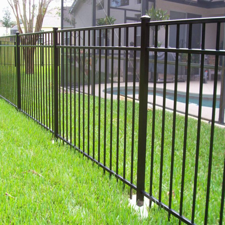 Cheap Decorative Pool Fencing Yards Wrought Iron Fence Panels Residential Aluminum Fence