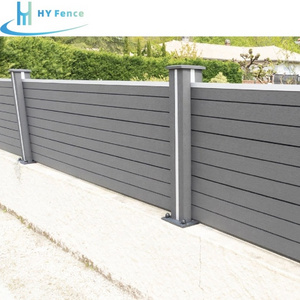 Customized Black Aluminum Art Metal Fence Panel Privacy Fence Aluminum Steel Garden Fence