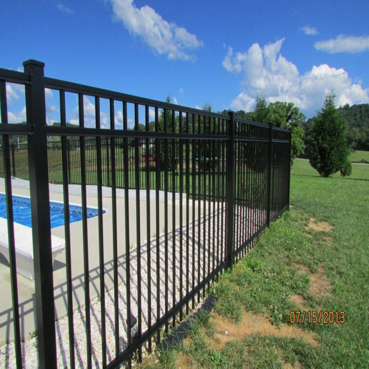 Cheap Decorative Pool Fencing Yards Wrought Iron Fence Panels Residential Aluminum Fence