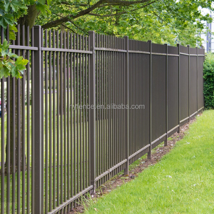 Anti-rust and waterproof modern outdoor aluminum fence safety courtyard fence wrought iron fence