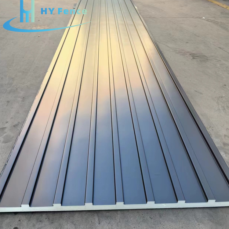 Fireproof Insulated Roof Metal Sheet Polyurethane Foam Aluminum Sandwich Roofing Panels