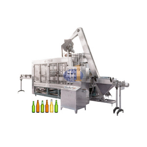 Beer glass bottle filling machine capping Manufacturer soda water making bottling Line