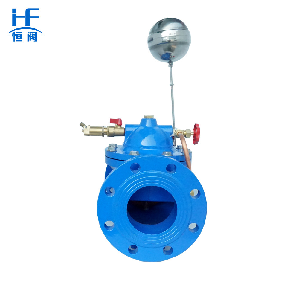 100x remote control float valve water tank automatic float valve water level hydraulic control valve DN100