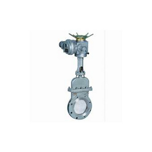 Motorized knife gate valve slurry pulp flanged stainless steel 12 inch knife gate valve with electric actuator