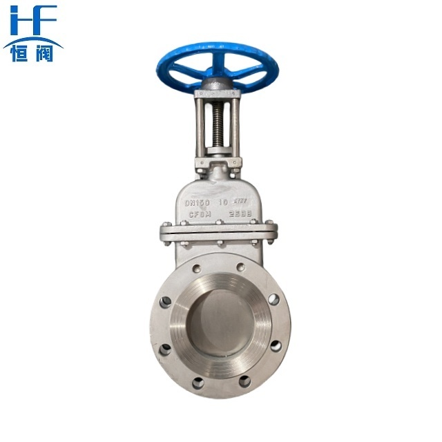 Motorized knife gate valve slurry pulp flanged stainless steel 12 inch knife gate valve with electric actuator