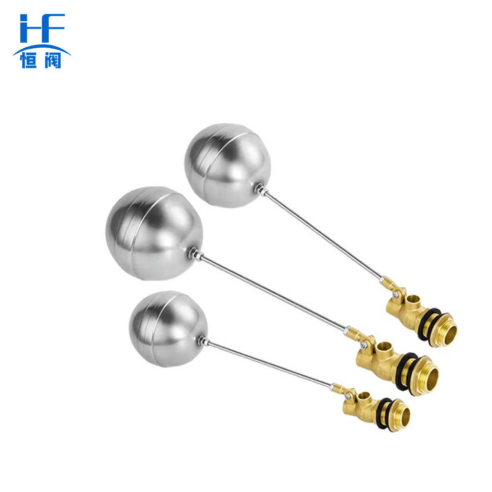 High quality water lever brass float valve brass floating ball valve for water tank 1/2