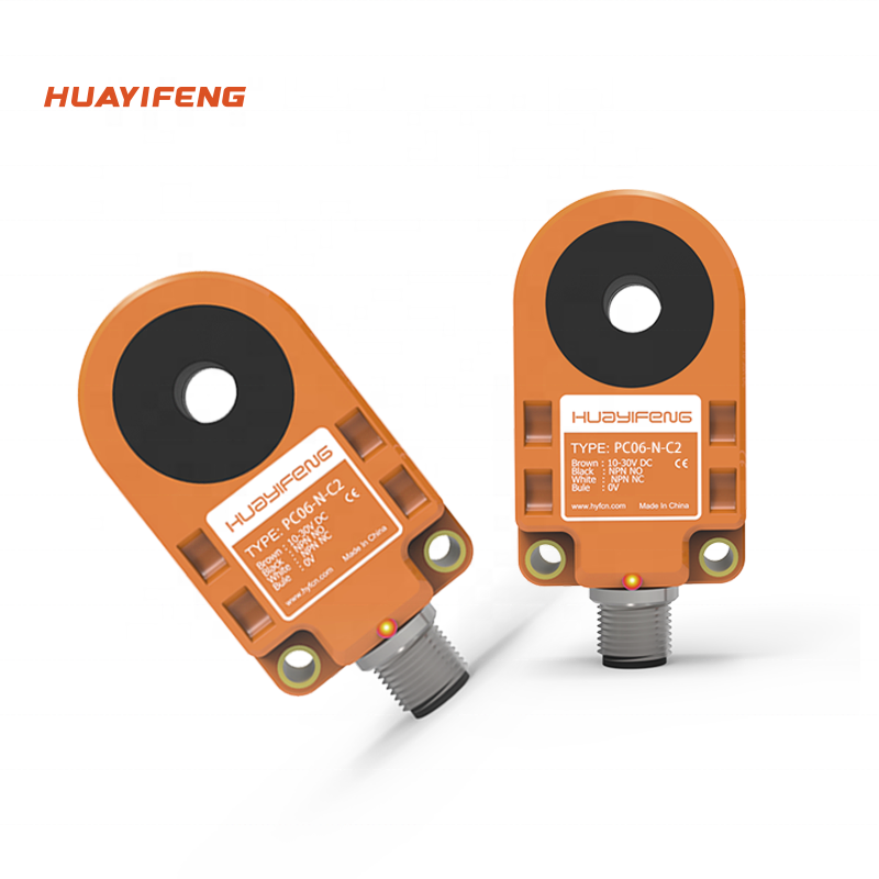 Huayifeng High Quality Ring Proximity Sensor Detecting Magnetic Metal Objects Inductive Proximity Switch