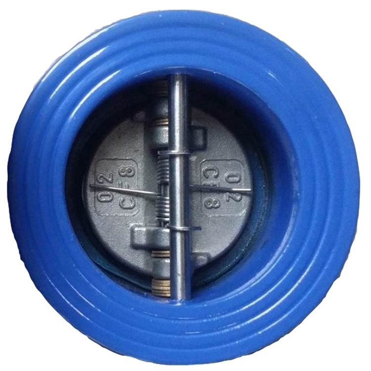 Ductile Iron Body Stainless Steel Disc Dual Plate Wafer Check Valve