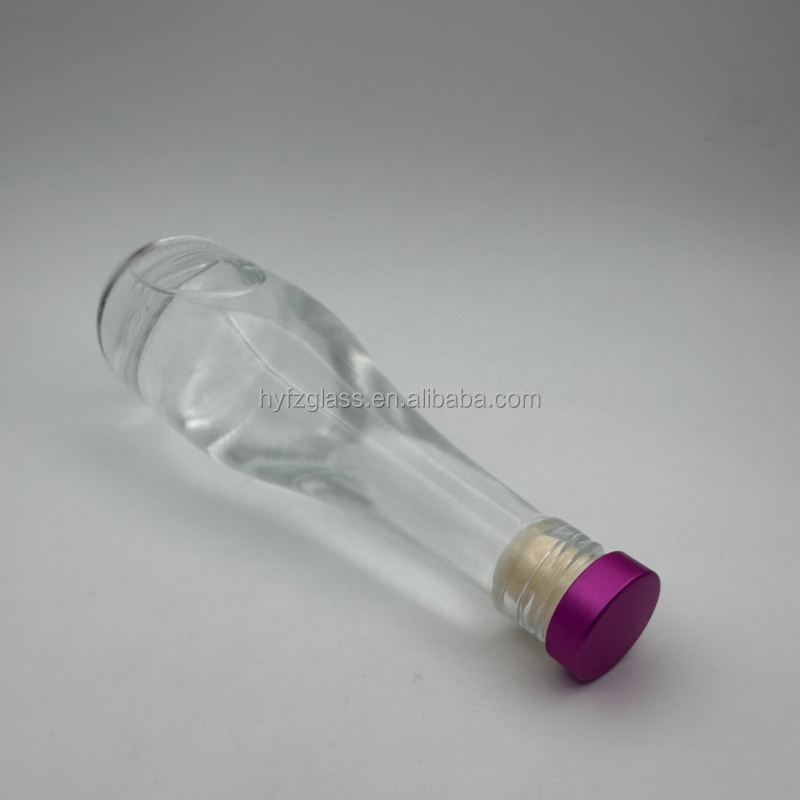 Ruisheng Clear Juice Glass  Drinking Packaging Bottle Glass Bottles For Mineral Water