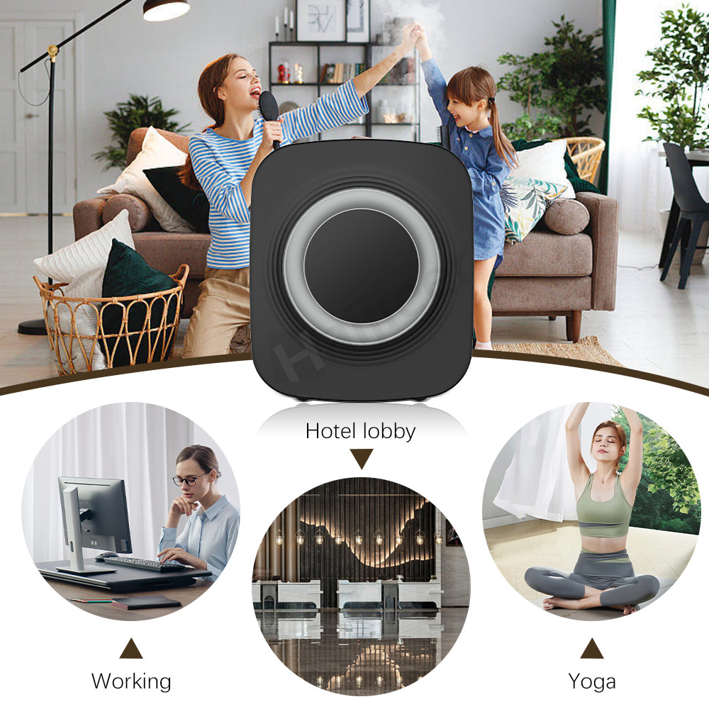 Automatic Smart Home Fragrant Room Sprays Electric Perfume Waterless Wall Mounted Aroma Scent Diffuser Air Freshener Dispenser