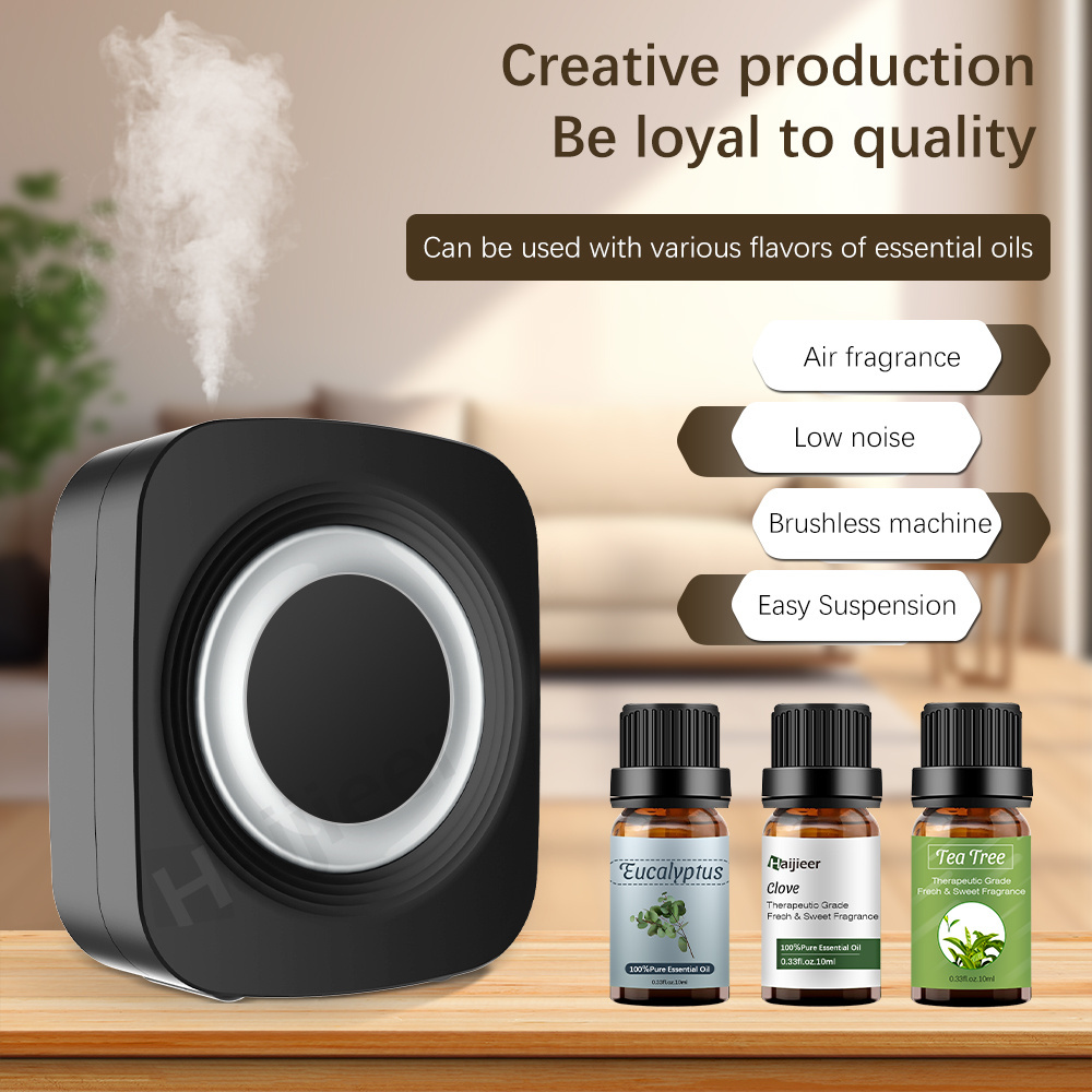 Automatic Smart Home Fragrant Room Sprays Electric Perfume Waterless Wall Mounted Aroma Scent Diffuser Air Freshener Dispenser