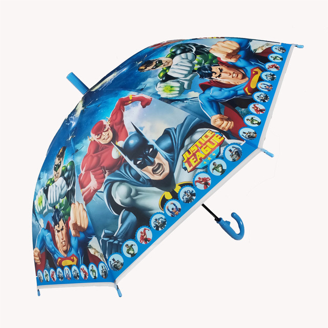 Custom cartoon printing straight Kids Umbrella Boys