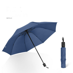 Wholesale Manual Opening Close 3 Folding Portable Travel Umbrella