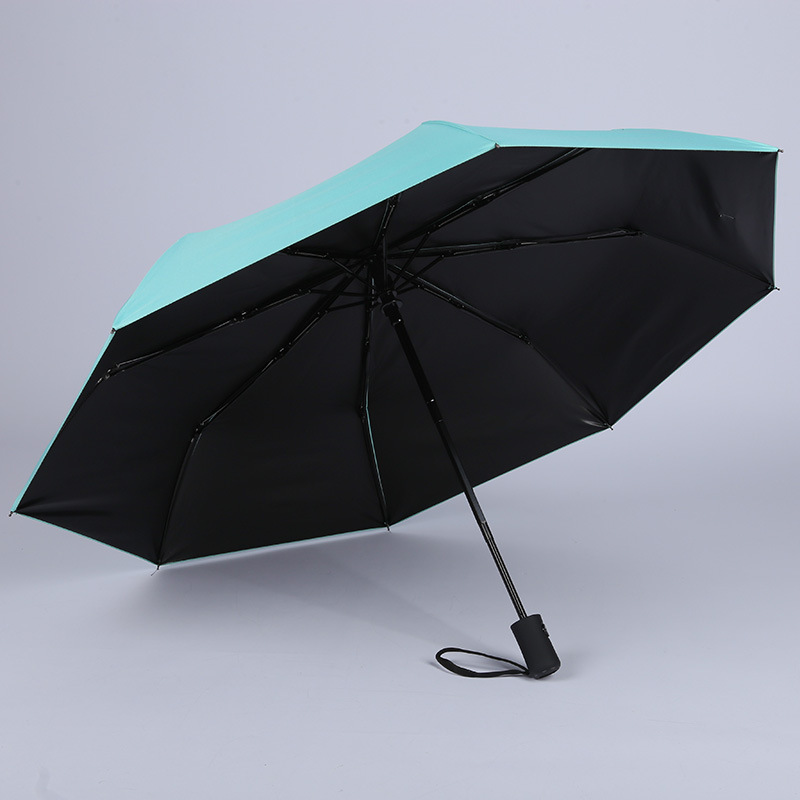 Promotional  Fully-automatic 3 folding automatic umbrella