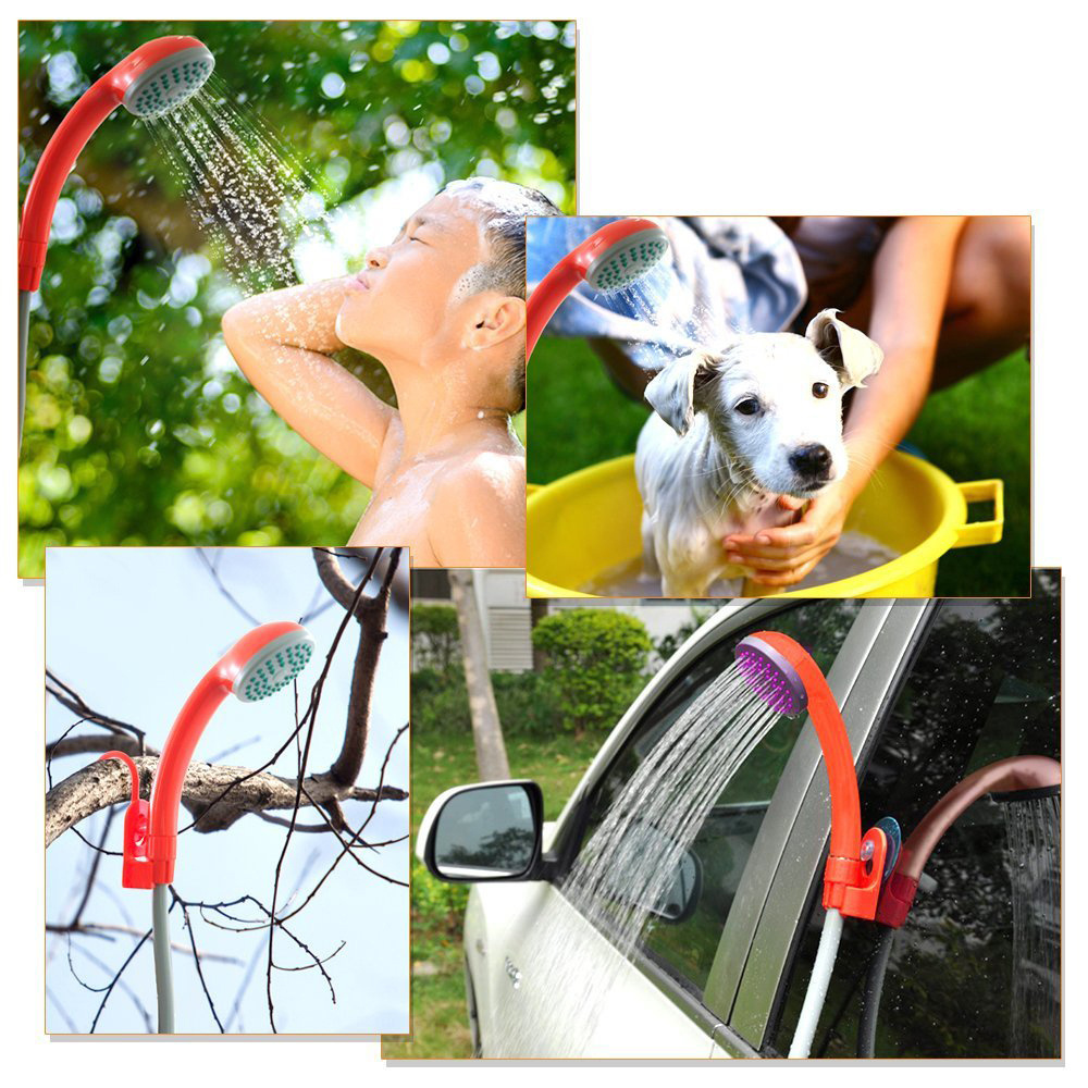 Innovation USB Rechargeable Portable Outdoor Shower for Camping, Hiking, Backpacking trip