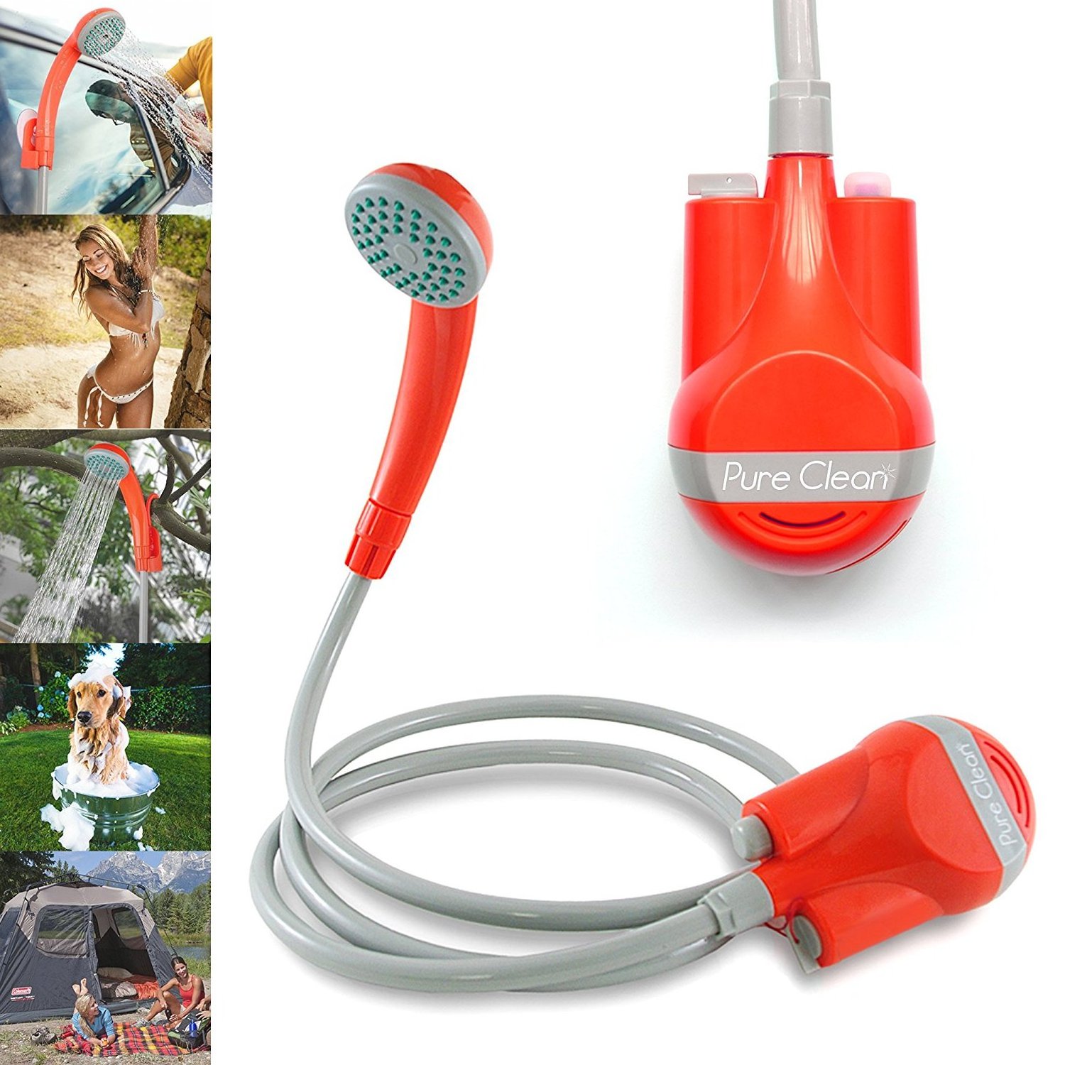 Innovation USB Rechargeable Portable Outdoor Shower for Camping, Hiking, Backpacking trip