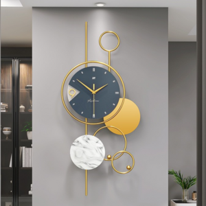 Luxury Living Room Pendulum Wall Wholesale Clock with Single Face Decorative Modern Clock Wall for Home Decoration