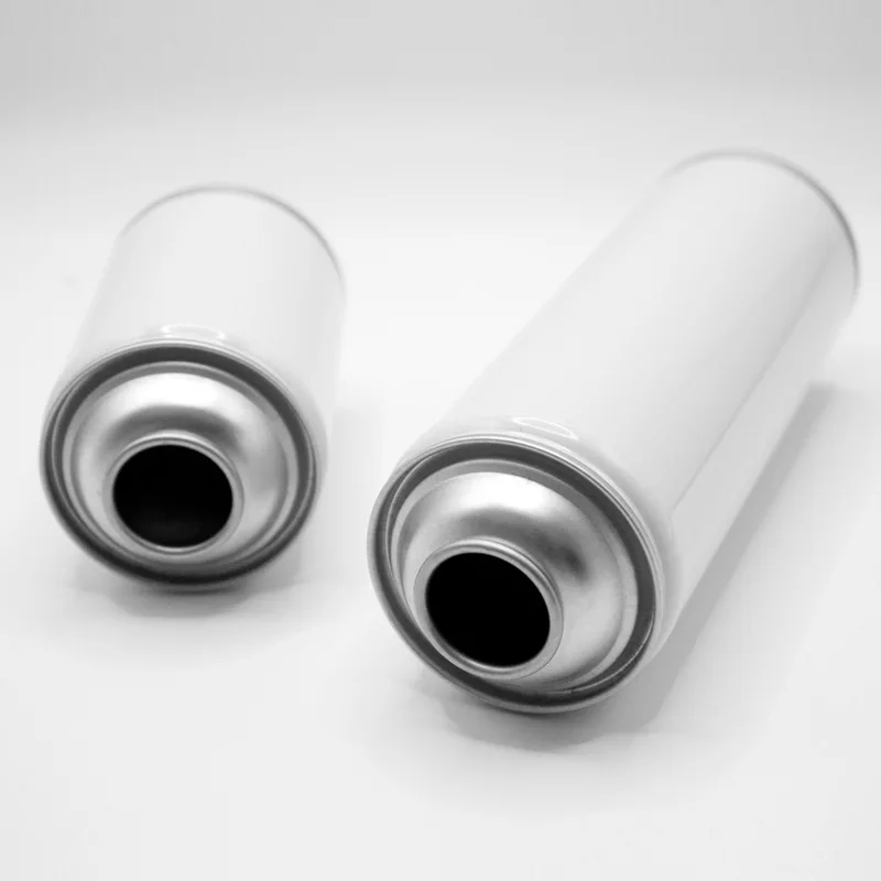 China Manufacturer Empty Refillable Aerosol Cans With Plastic Caps for Tinplate Aerosol Foam Cleaning Spray Cans