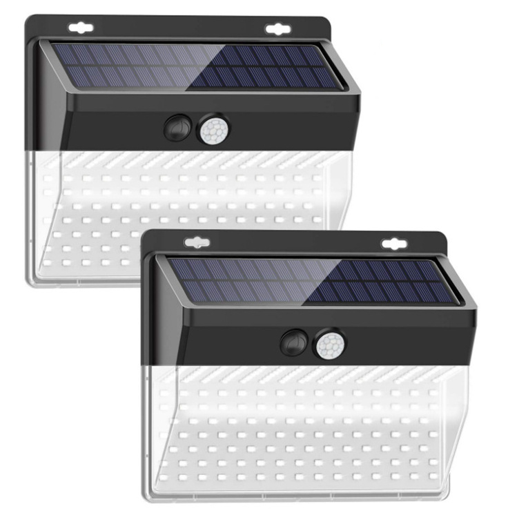 Outdoor Motion Sensor Wide Bright Wireless Solar Lights  Security Light for Deck Garage Yard Porch