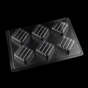 customize clear PET plastic oil tray macaron tray blister hot wheels