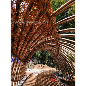 Hyh Bamboo Pergolas Made Of Raw Bamboo Material Bamboo Poles