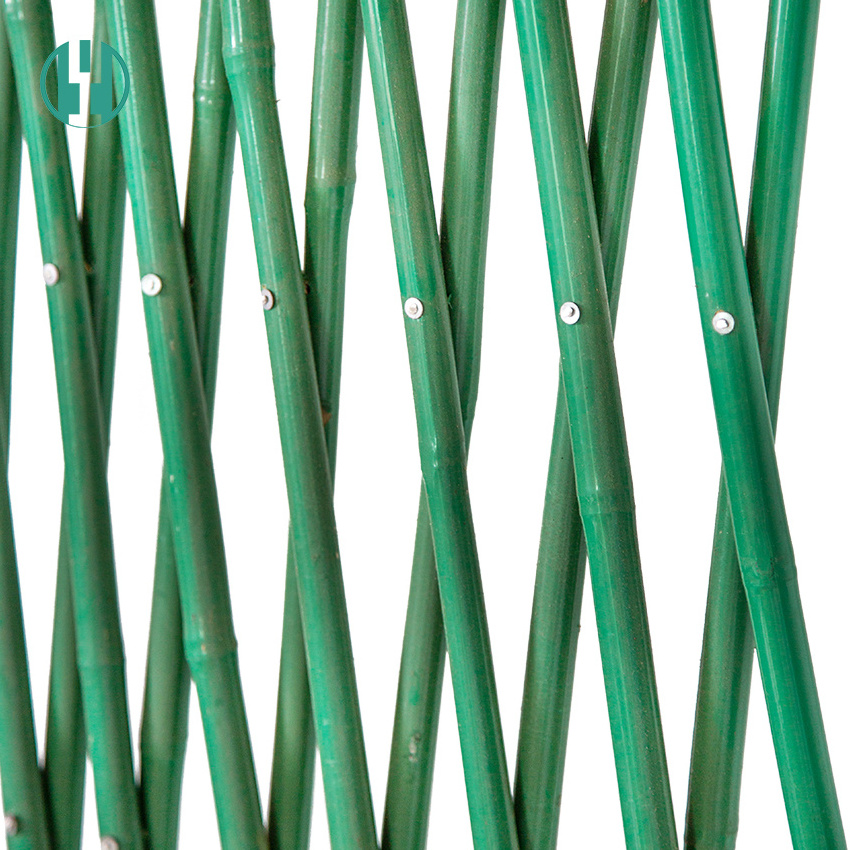 Hyh Plastic Sealed Expandable Bamboo Fence Bamboo Trellis For Separating Farmland And Gardens