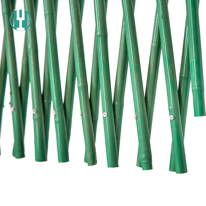 Hyh Plastic Sealed Expandable Bamboo Fence Bamboo Trellis For Separating Farmland And Gardens