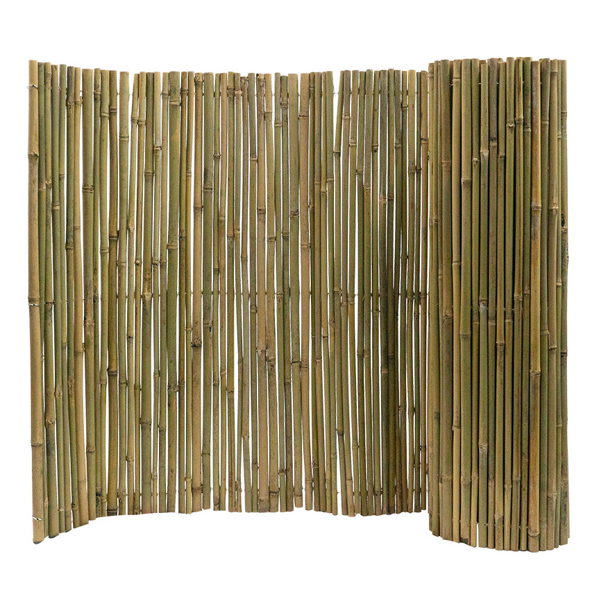 Height And Length Customization Bamboo Fence Designs Outdoor Rolls Bamboo Fence For Separating Garden