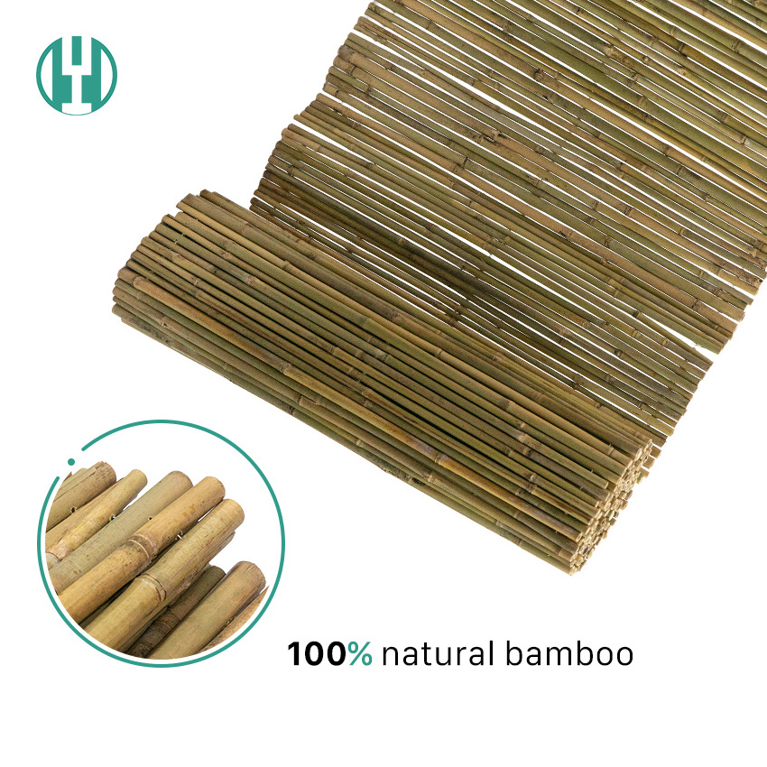 Height And Length Customization Bamboo Fence Designs Outdoor Rolls Bamboo Fence For Separating Garden