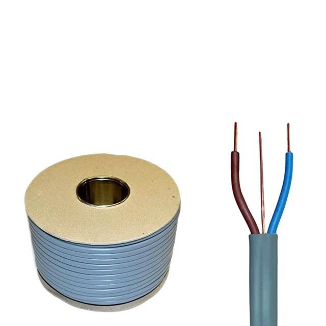 BVVB Flat Twin and Earth Electric Cable BS 6004 6242Y 6243Y Bare Copper Wire for Electrical Wiring