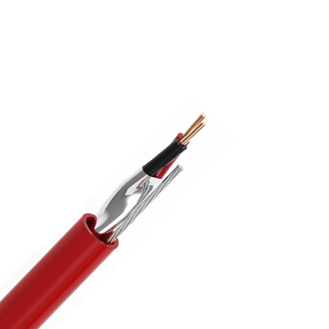 Advanced Shielded Fire Alarm Cable 2 Core 1mm 1.5mm 2.5mm Professional Grade