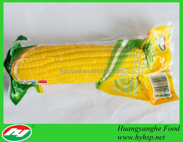 Vacuum Packaging Yellow Sweet Corn