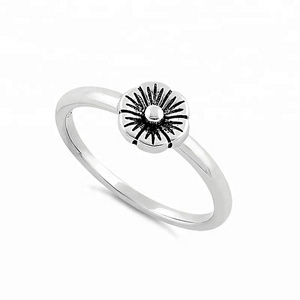 Classical Thailand 925 silver black ring for men