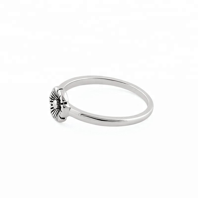 Classical Thailand 925 silver black ring for men