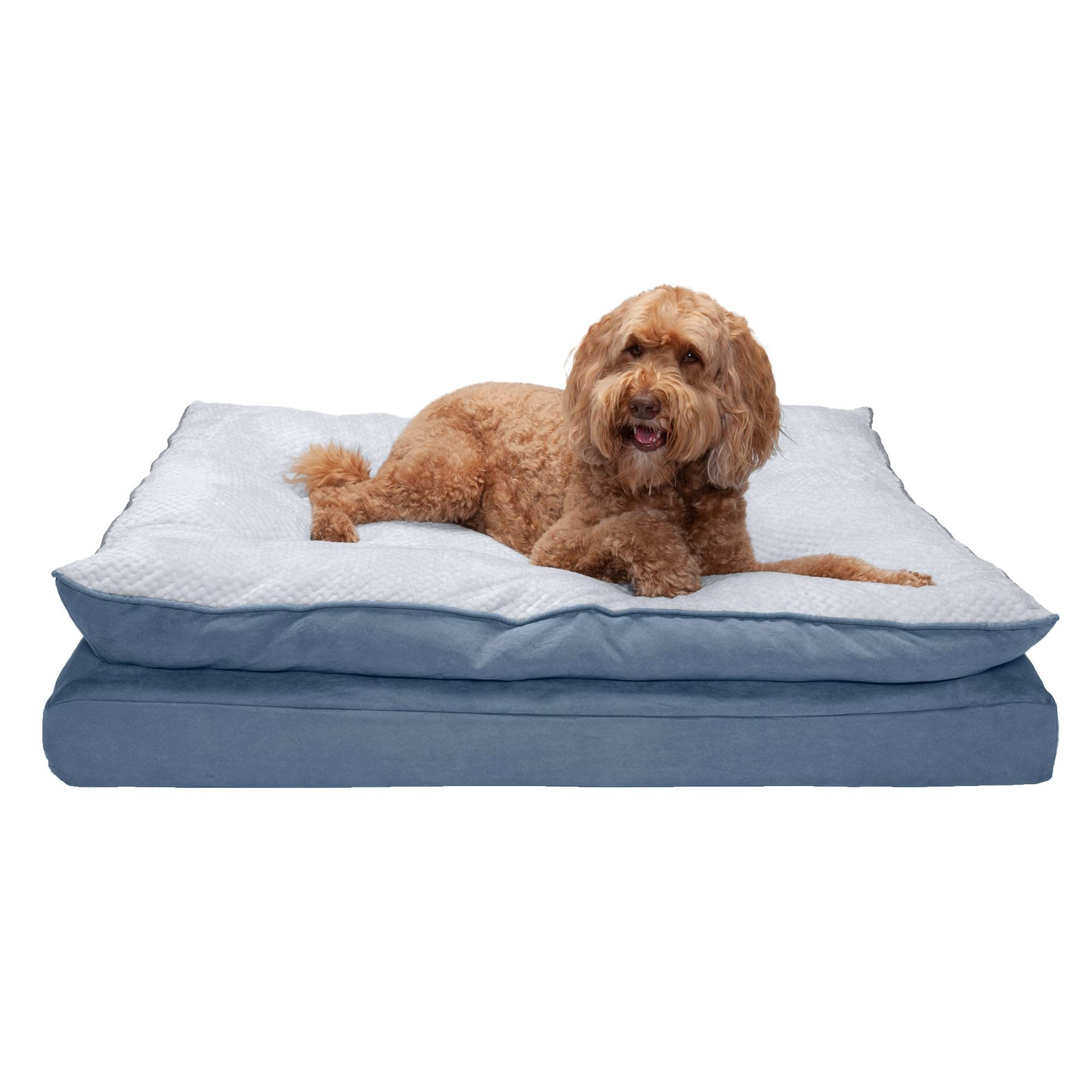 Padded Cushion Folding Bed Anti Anxiety Big Dog Beds