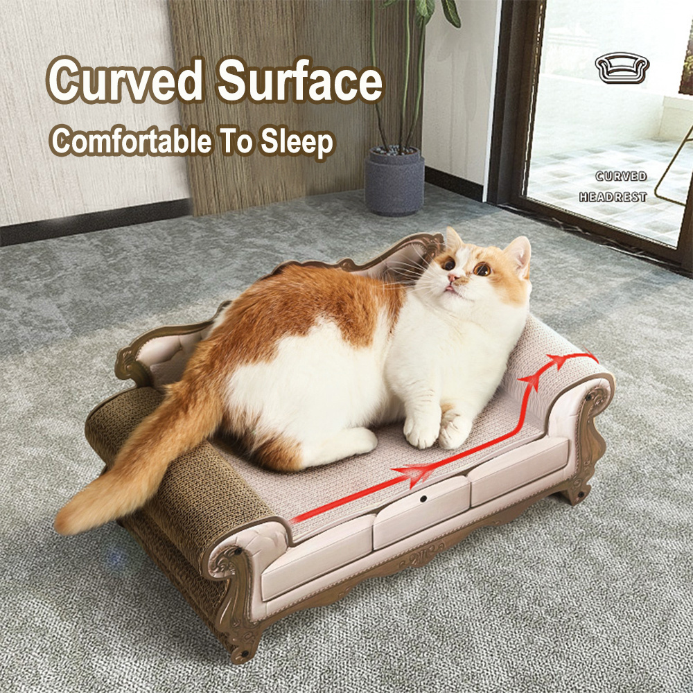 2022 New Arrival Hoopet Sleeping And Resting Playing Cat Scratcher Lounge Bed Sofa Toys