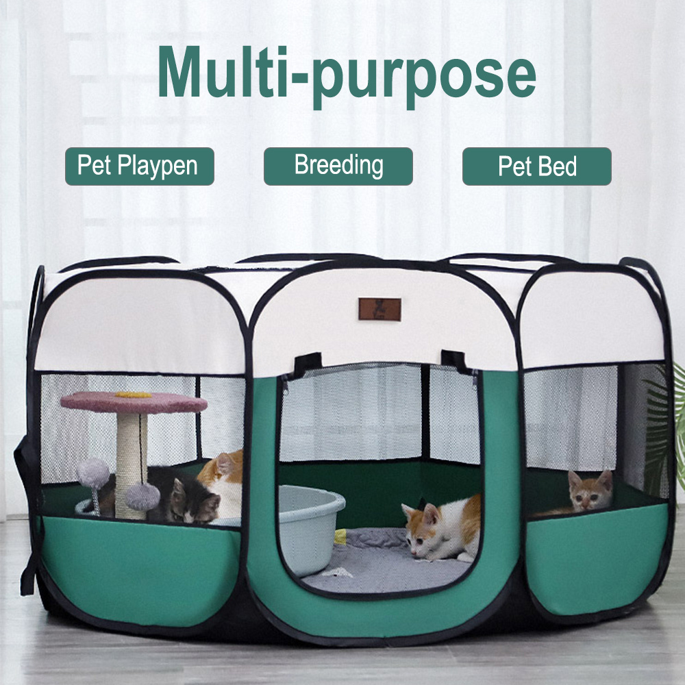 Customized Hoopet Portable Folding Outside Carrier Dog Cat Beds And Crates Playpen