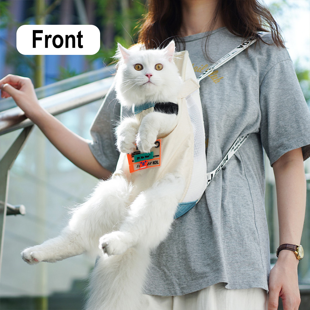 Factory Direct Hoopet Comfortable Sling Dog Cat Front Backpack Bag Carrier