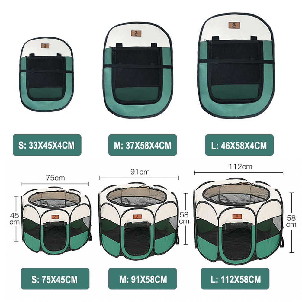 Customized Hoopet Portable Folding Outside Carrier Dog Cat Beds And Crates Playpen