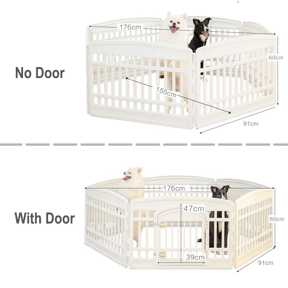 2022 New Style Hoopet XXL Free Combination Resin Fence Pet Toys Dog Indoor Cage Crib