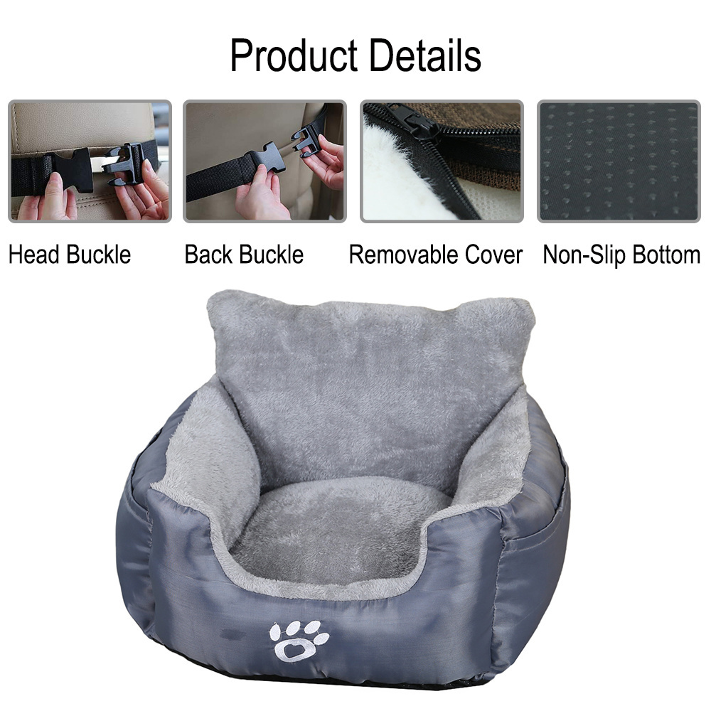 Factory Sale Various Luxury Outdoor Elevated Plush Car Seat Dog Bed Sofa