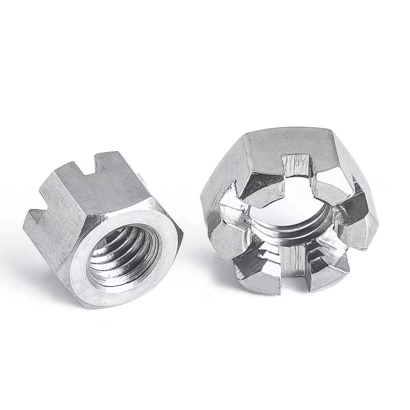 304 stainless steel hexagonal socket nut groove nut GB6181 M6M8M10M12M14M16M20M24