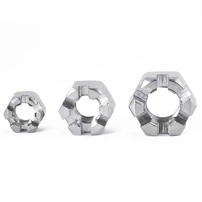 304 stainless steel hexagonal socket nut groove nut GB6181 M6M8M10M12M14M16M20M24