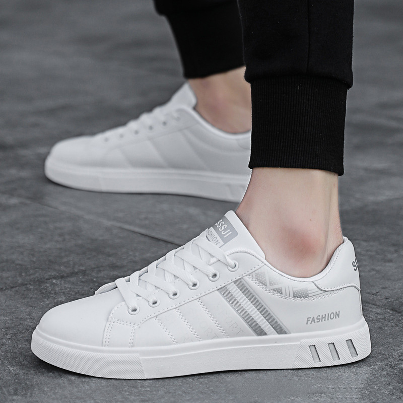 Wholesale price men casual shoes all-match fashion simple white shoes for men