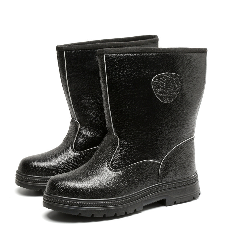 Labor protection   cowhide boots insulated shoes work   protective     anti-smashing, anti-puncture electrician